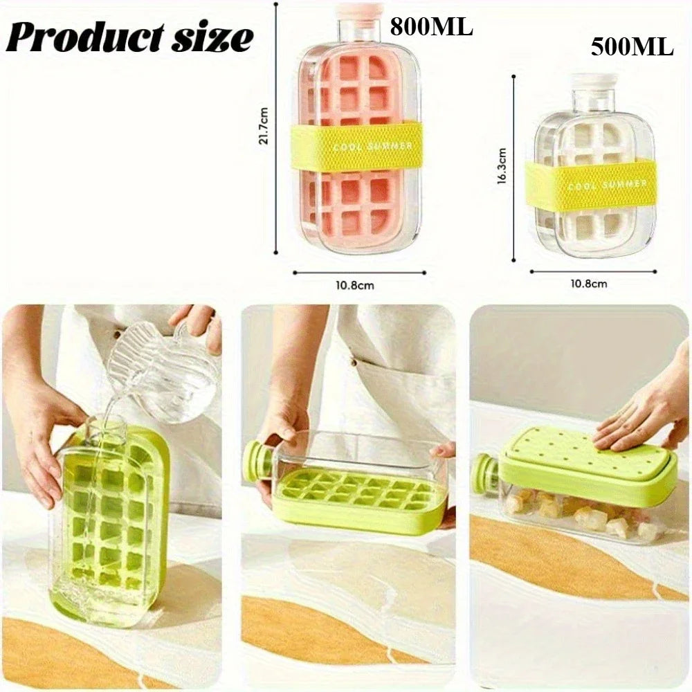 Press Type Cooling Cup Ice Bottle