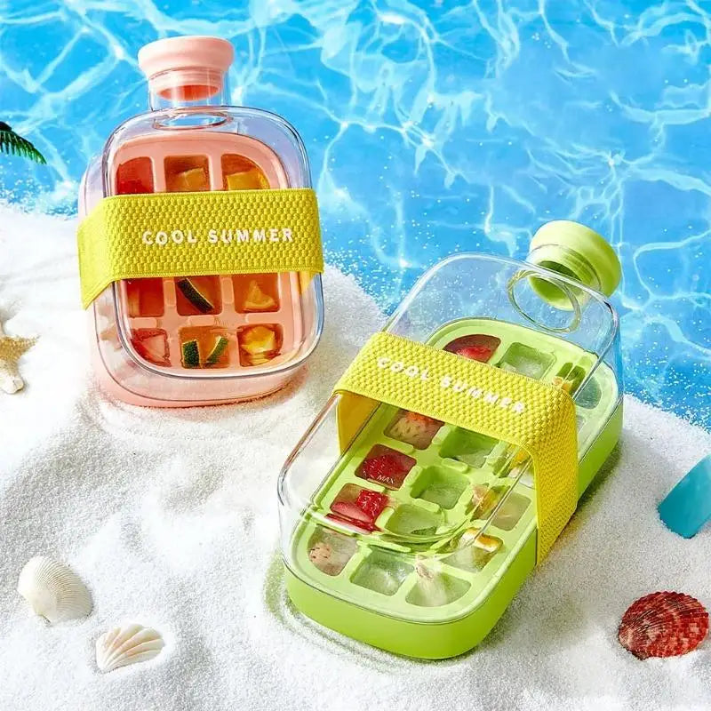 Press Type Cooling Cup Ice Bottle