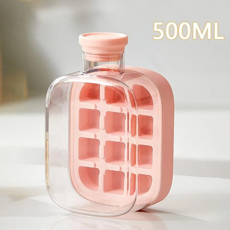 Press Type Cooling Cup Ice Bottle