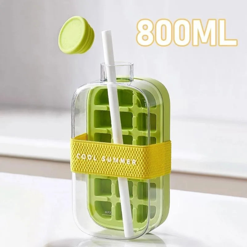 Press Type Cooling Cup Ice Bottle