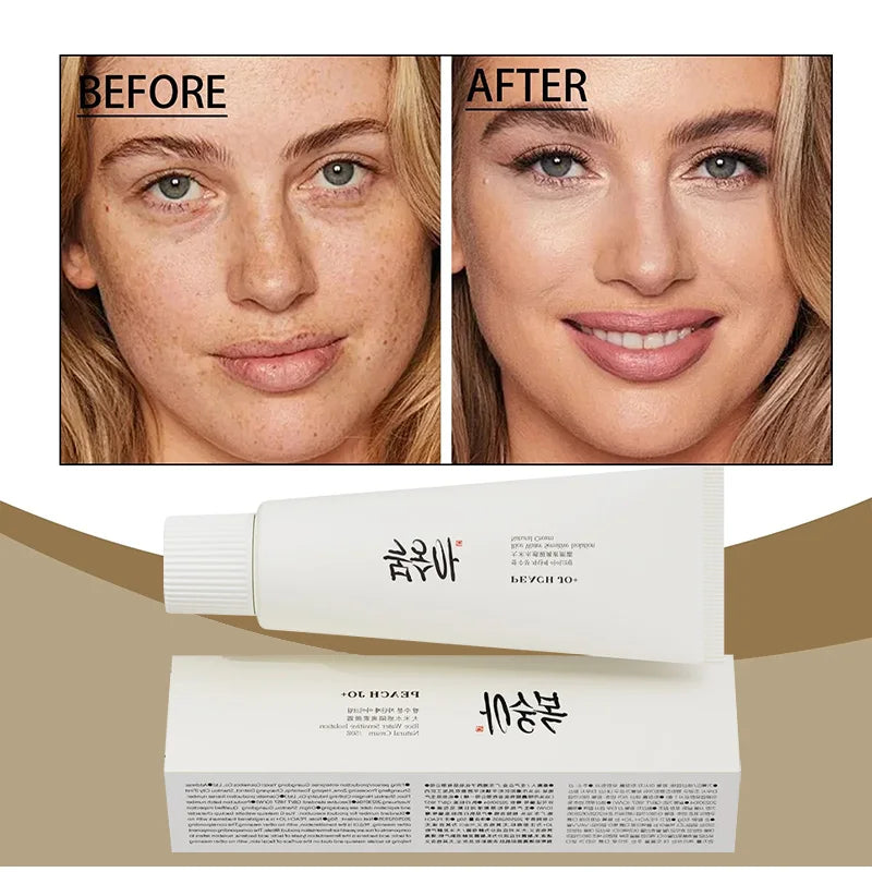 Korean Rice Extract SPF50+ Sunscreen Cream – Hydrating & Brightening