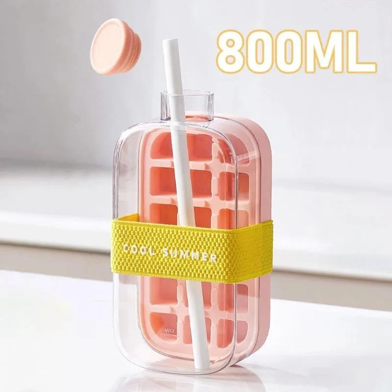 Press Type Cooling Cup Ice Bottle