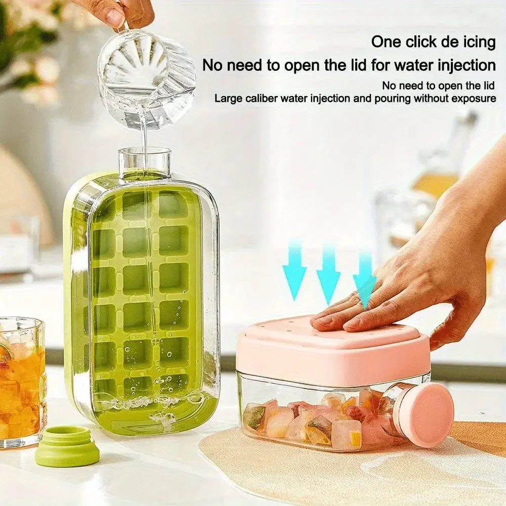 Press Type Cooling Cup Ice Bottle