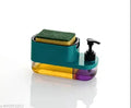 3-in-1 Soap Dispenser for Kitchen & Bathroom – Liquid Pump + Sponge Holder